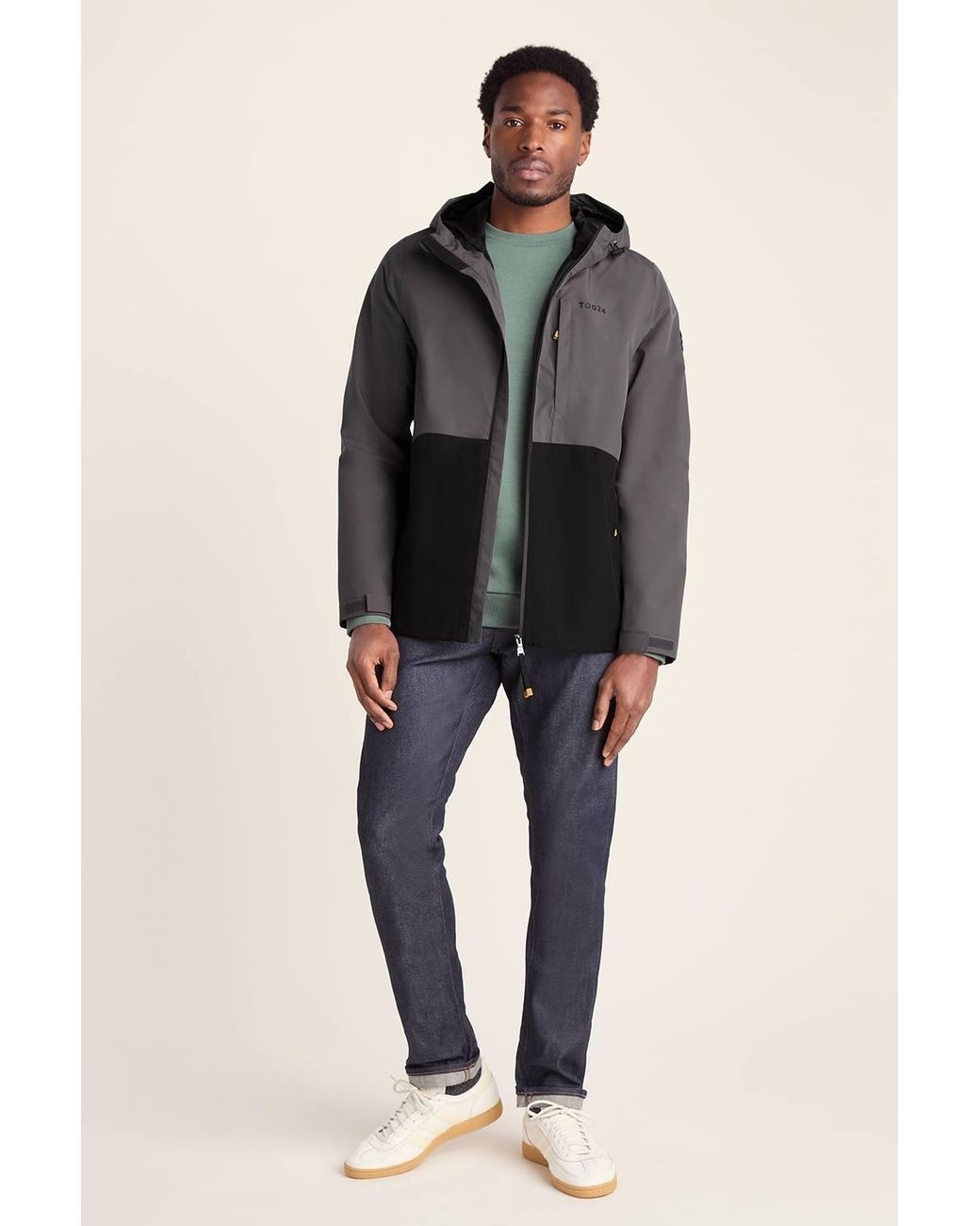 TOG24 Black 'Ellon' Waterproof Jacket for men