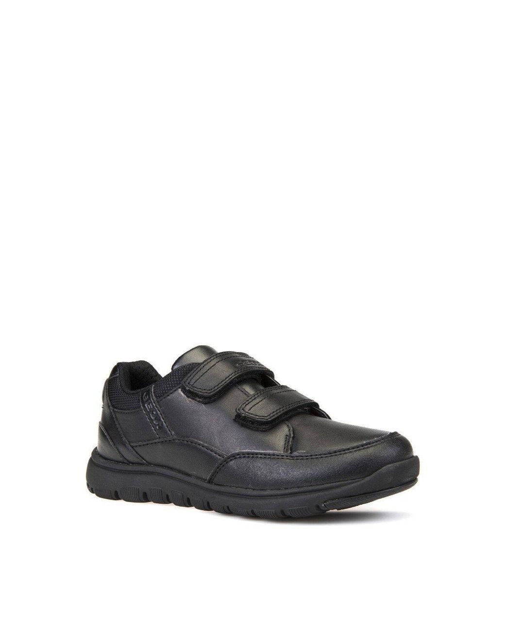 Geox Black 'J Xunday Boy B' Synthetic & Leather Shoes for men