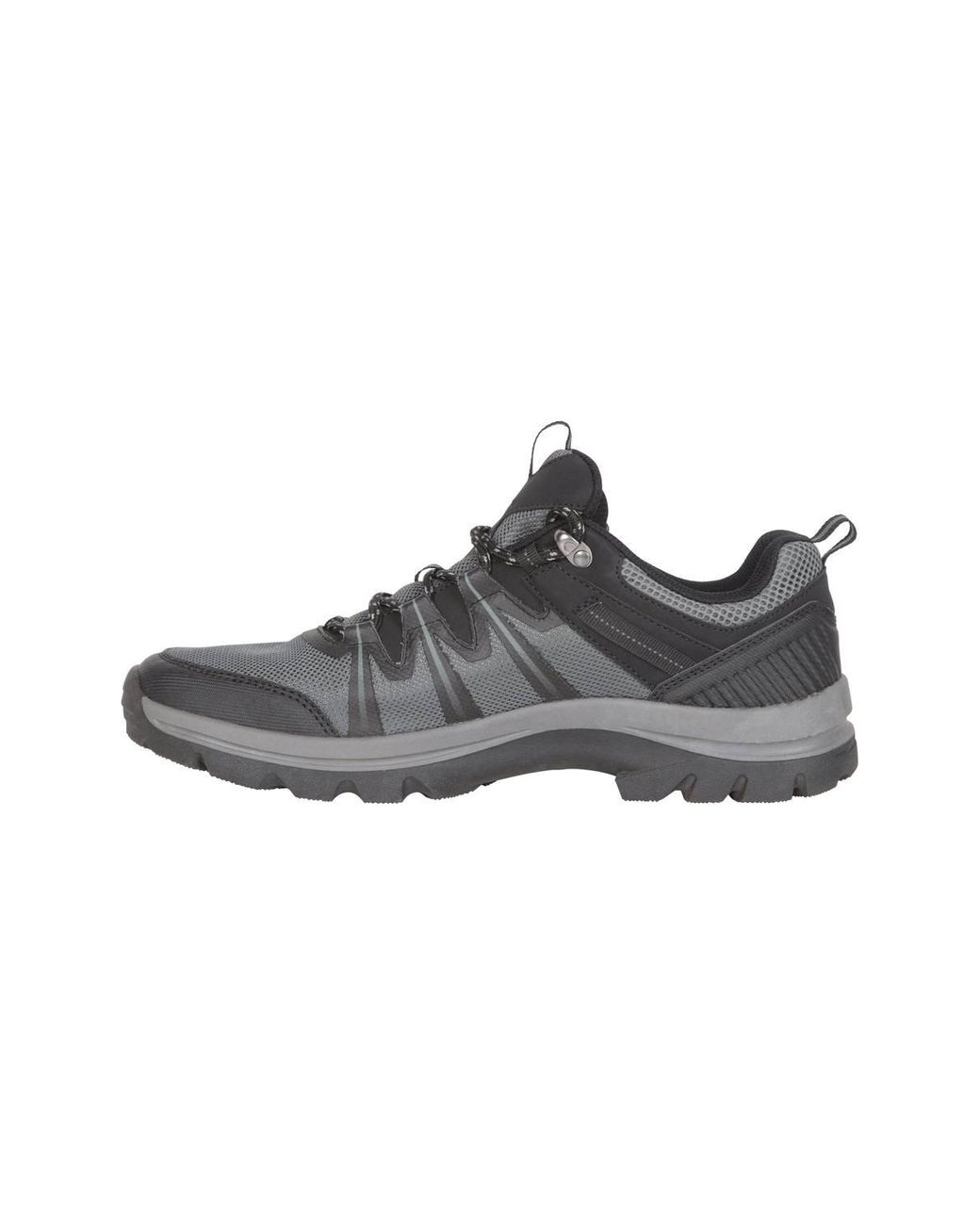 Mountain Warehouse Gray 'Lomond' Breathable Mesh Upper Everyday Outdoor Walking Shoes for men