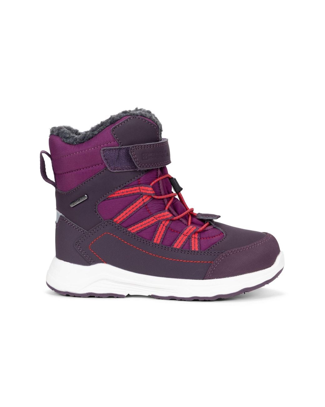 Mountain Warehouse Purple 'Denver' Outdoors Waterproof Winter Eva Footbed Snow Boots