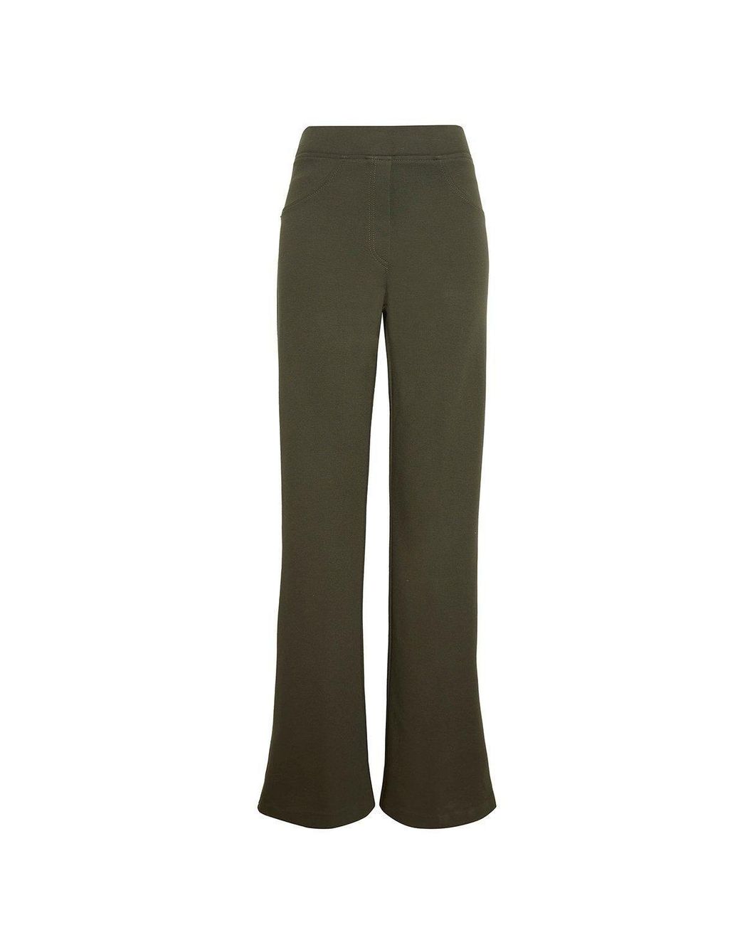 James Lakeland Green Boot Leg Trousers