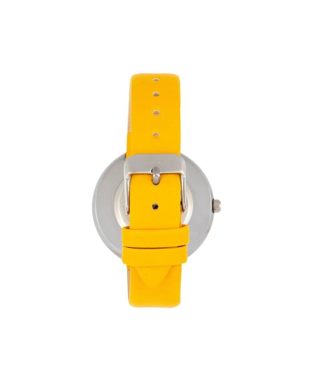 Crayo Yellow Metric Watch
