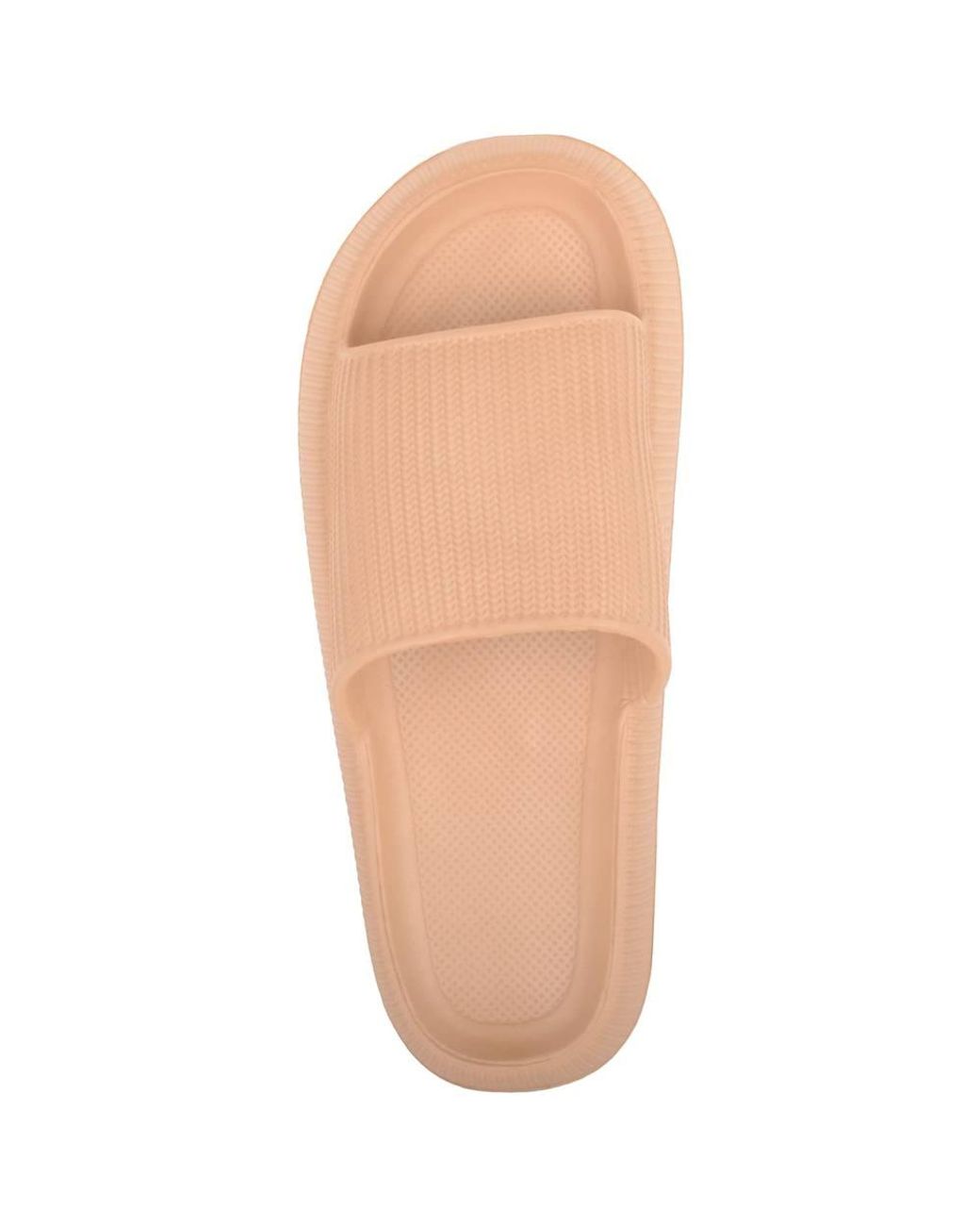 Absolute Footwear Pink Easy Slip On Summer Beach Open Toe Flip Flop Slider Sandal Mules