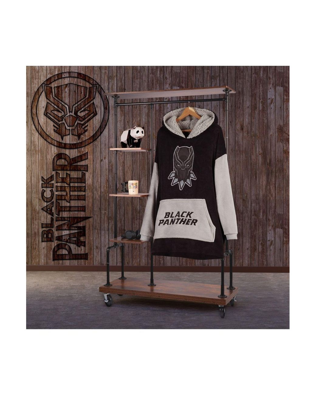 Marvel Black Avengers Panther Oversized Poncho for men