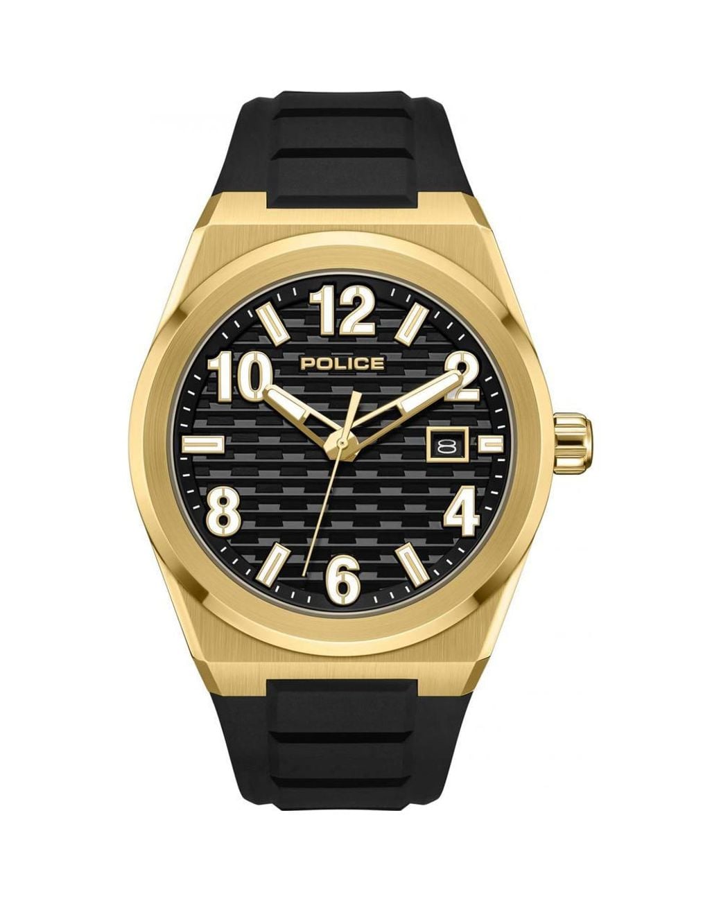 Police Metallic Pewgn0000203 Preike 53Mm Quartz Watch for men