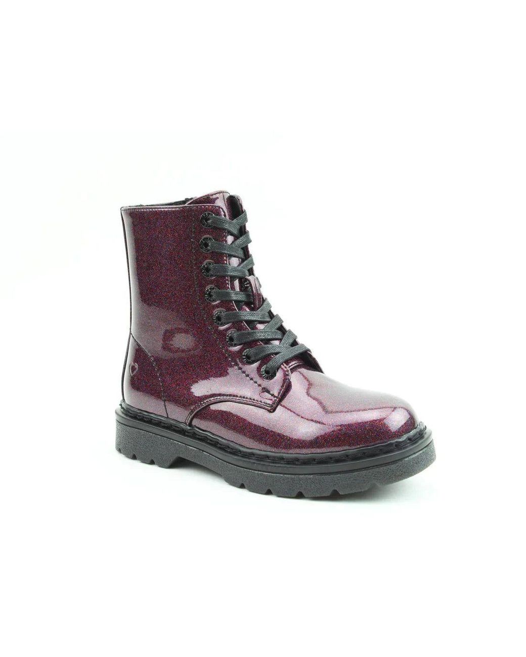 Heavenly Feet Brown Justina2 Glitter Ankle Boots Glitter