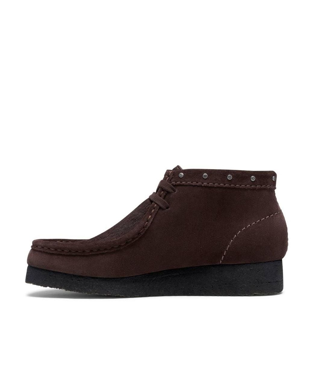 Clarks Brown Wallabee Boot Interest Ankle Boots, Wallabee, Lace Up