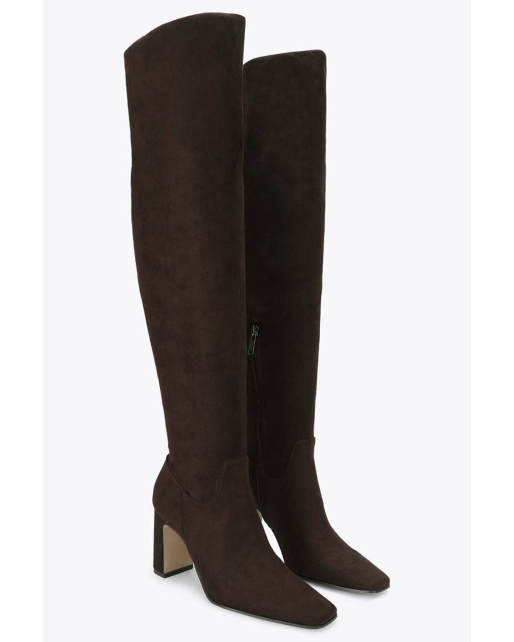 Steve Madden Black 'Fair Play Suedette' Suedette Boots