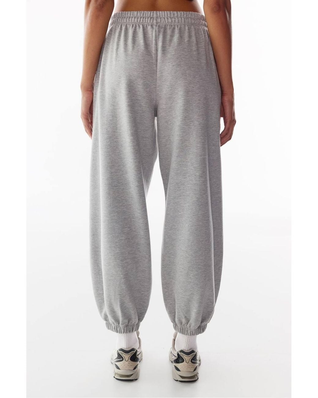 Penti Pink Stitch Detail Brushed Balloon Cut Sweatpants