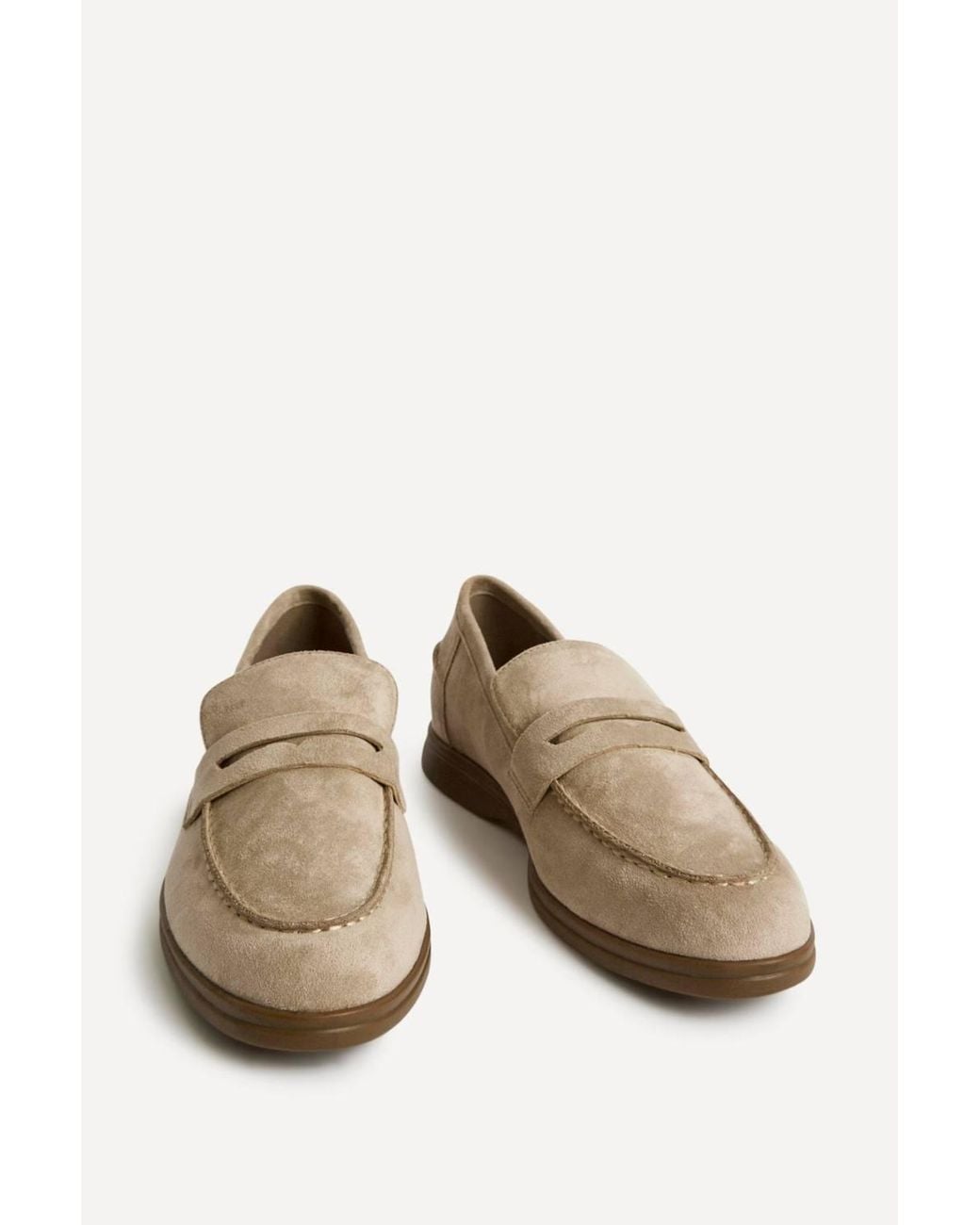 Linzi Natural Review Faux Suede Classic Loafer