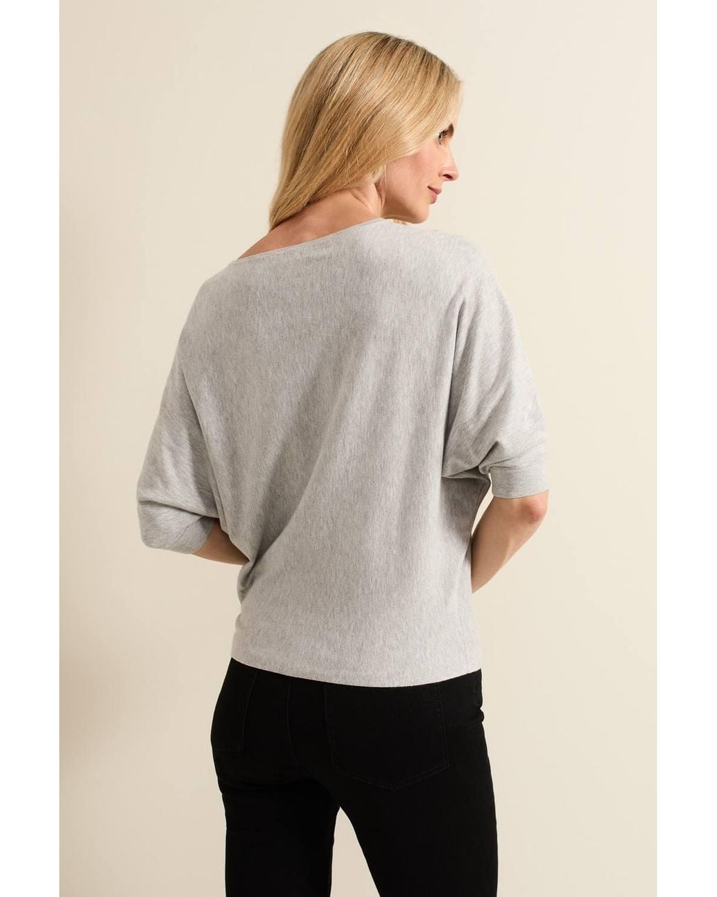 Phase Eight Gray Cristine Knit Jumper