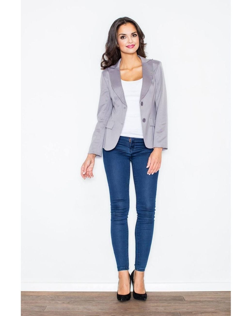 Love Lace White Modern Knitted Polyester Jacket