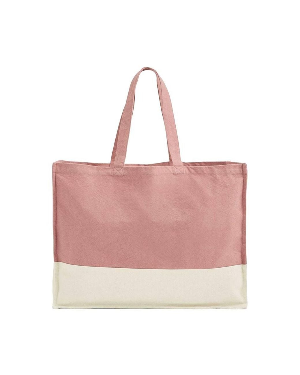 Westford Mill Pink Earthaware Contrast Tote