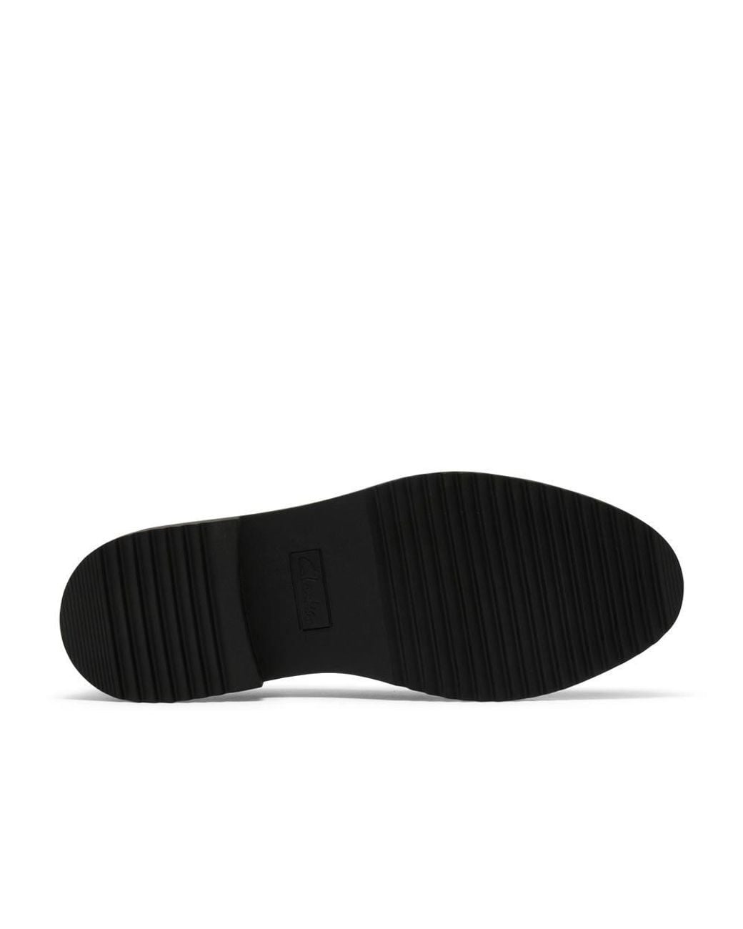 Clarks Black Barlow Edge Patent Loafers, Slip Ons