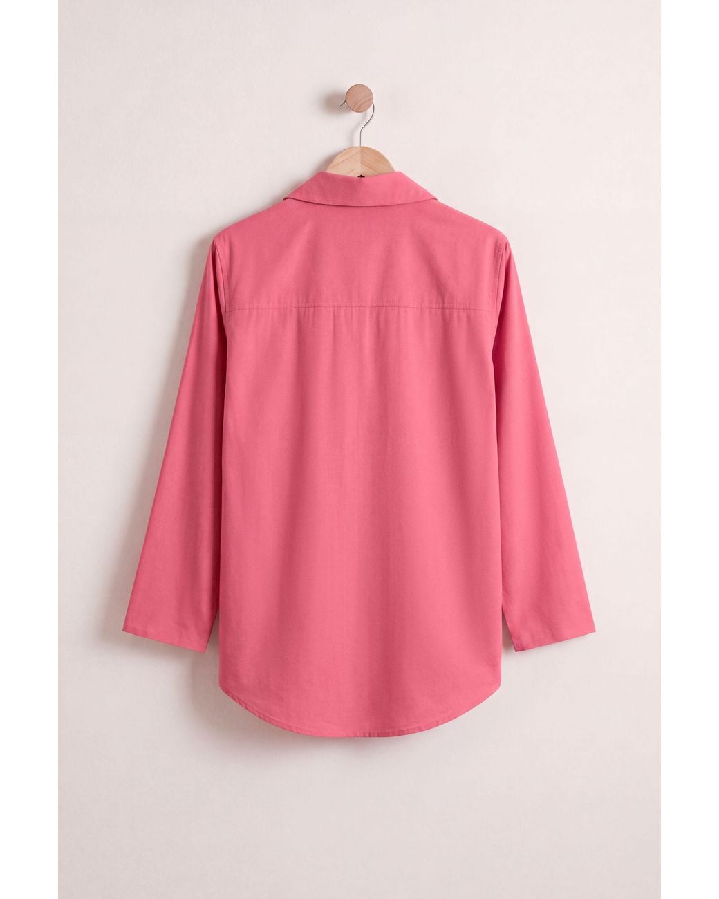 Enorsia Pink Soft Touch Button Through Shirt & Trouser Pyjama Set