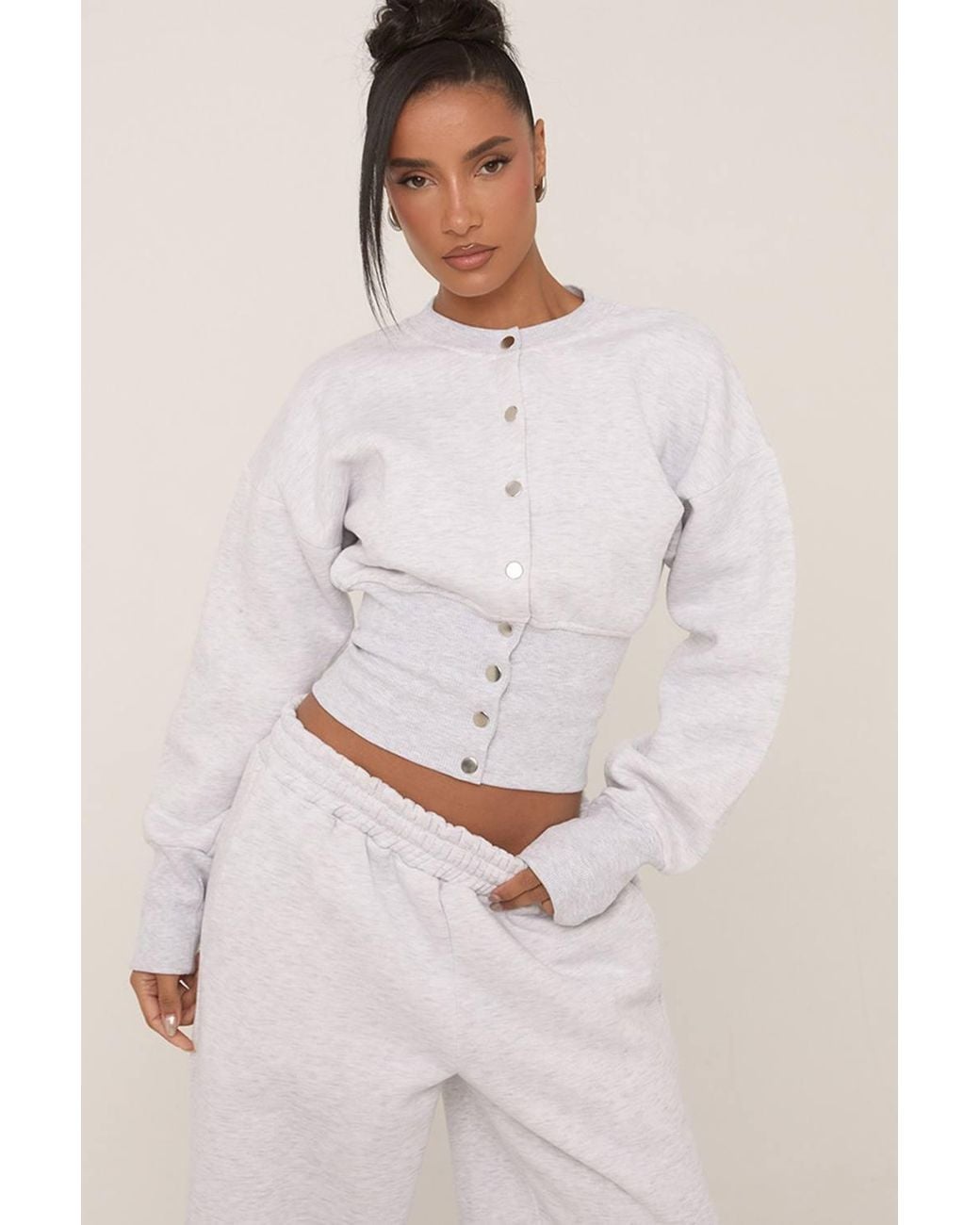 EGO White Long Sleeve Sweatshirt