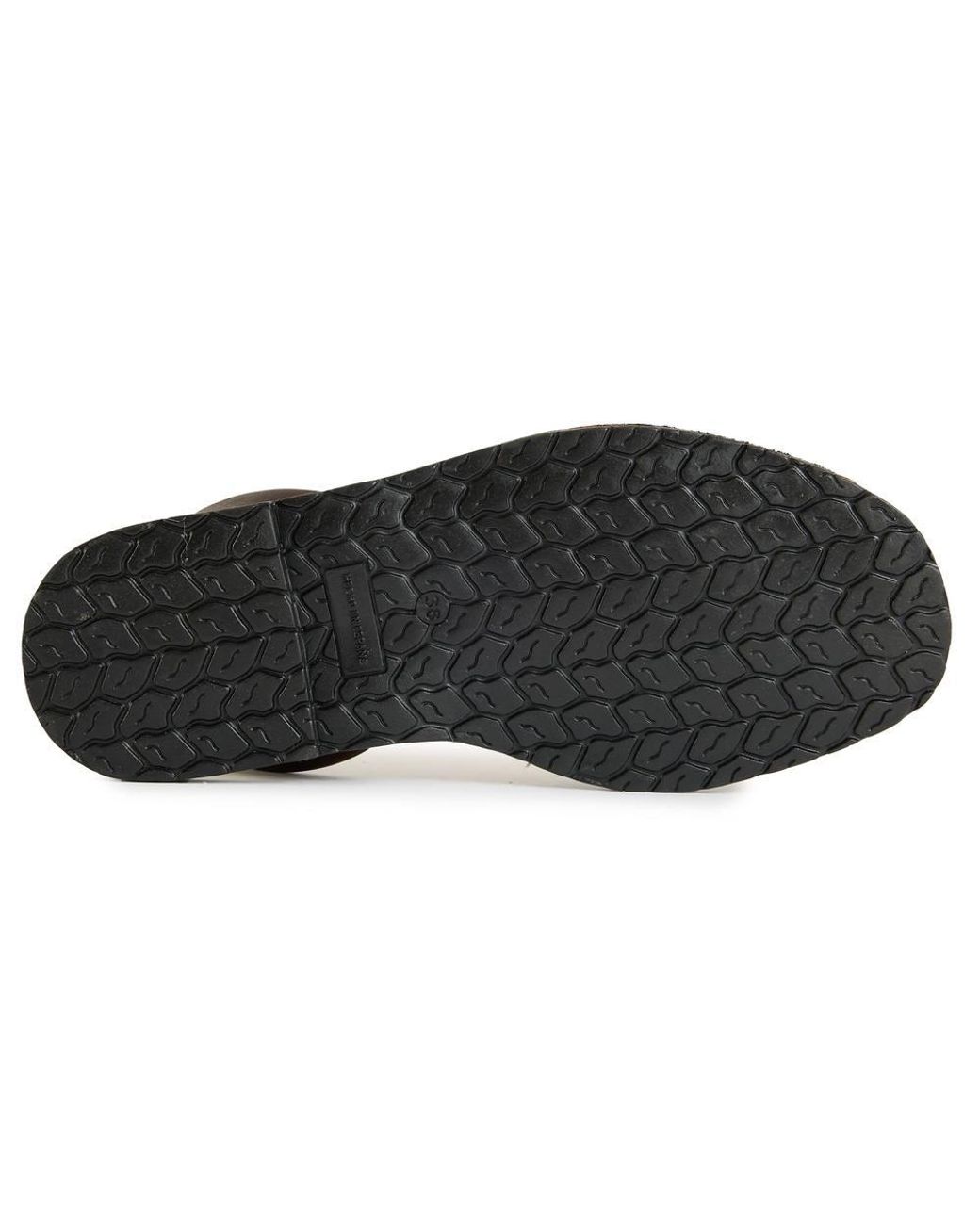 Sole Black Macaw Nubuck Menorcan Sandals