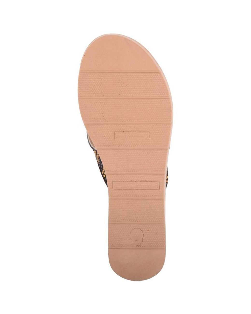 Absolute Footwear Pink Easy Slip On Summer Toe Bar Beach Pool Flat Slider Flip Flop Sandals