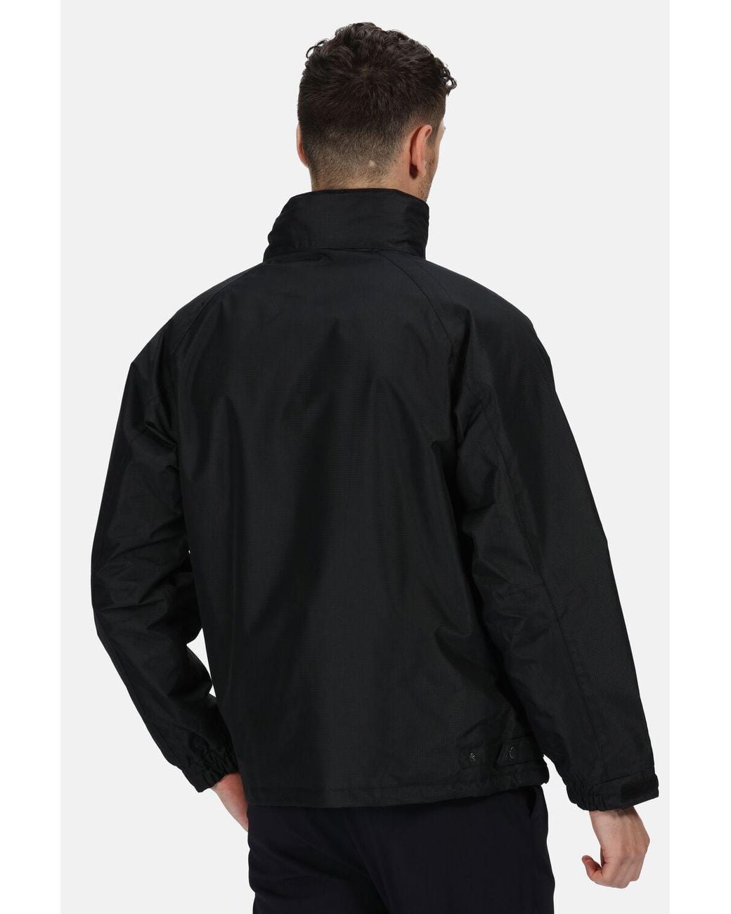 Regatta Black Hudson Fleece Lined Waterproof Insulated Jacket for men