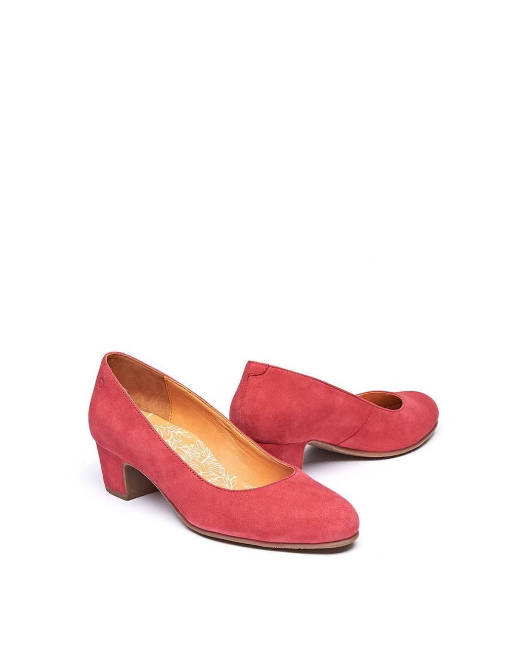 Moshulu Pink 'Keel Suede' Court Shoes