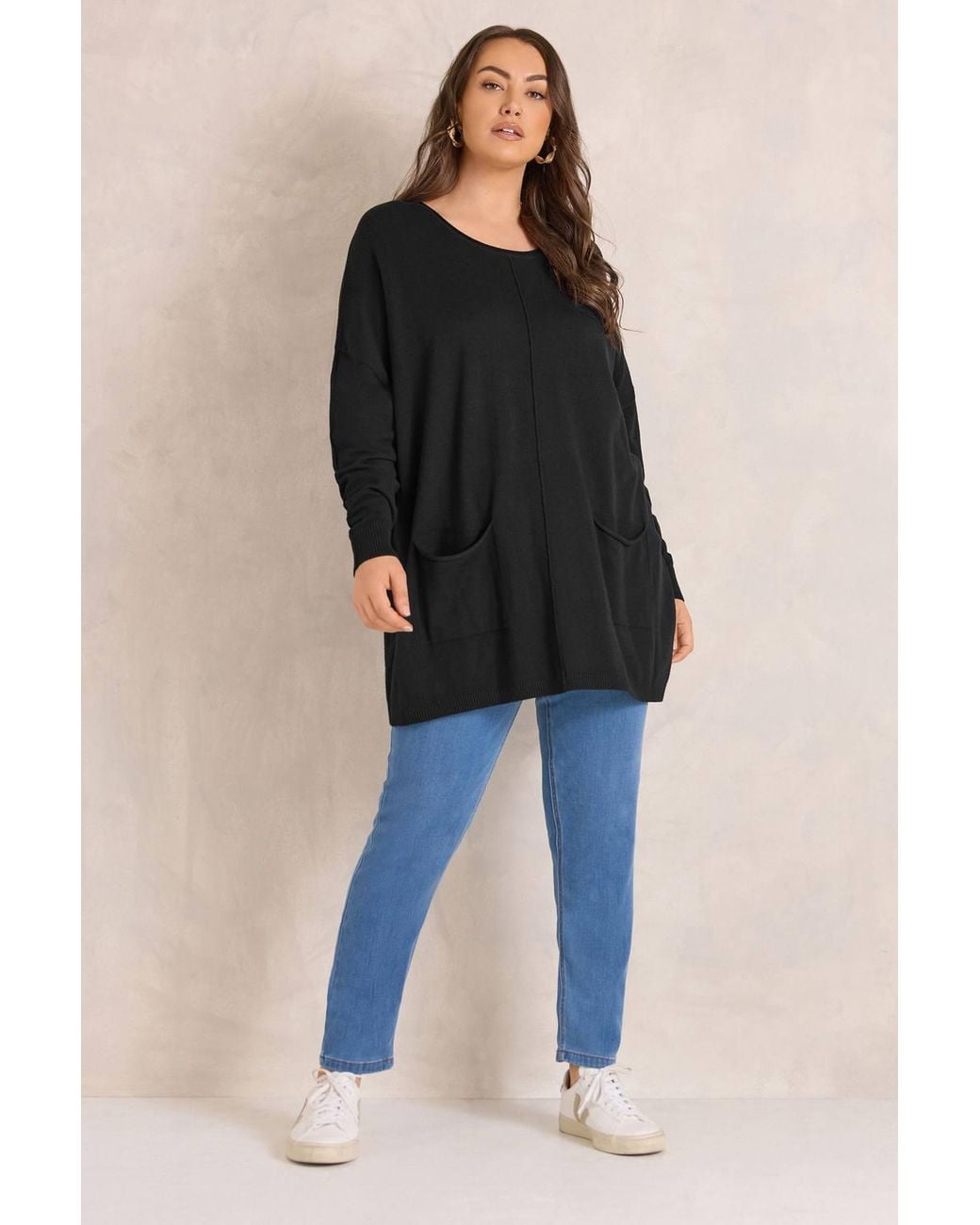 Evans Black Pocket Jumper