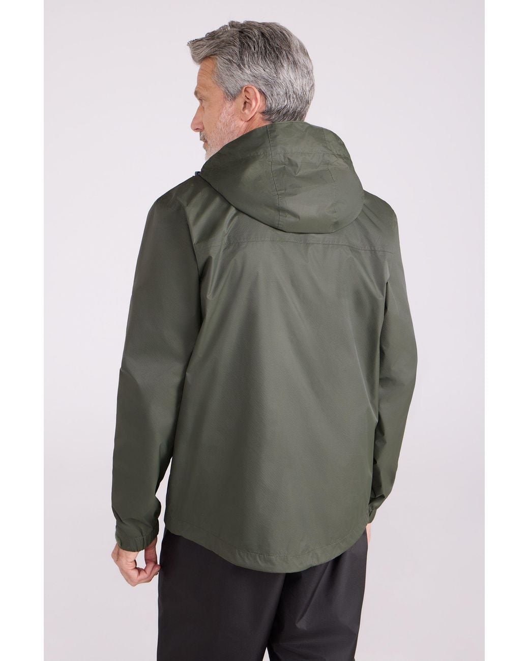 Mountain Warehouse Gray 'Torrent' Waterproof Travelling Rain Jacket 2000Mm for men