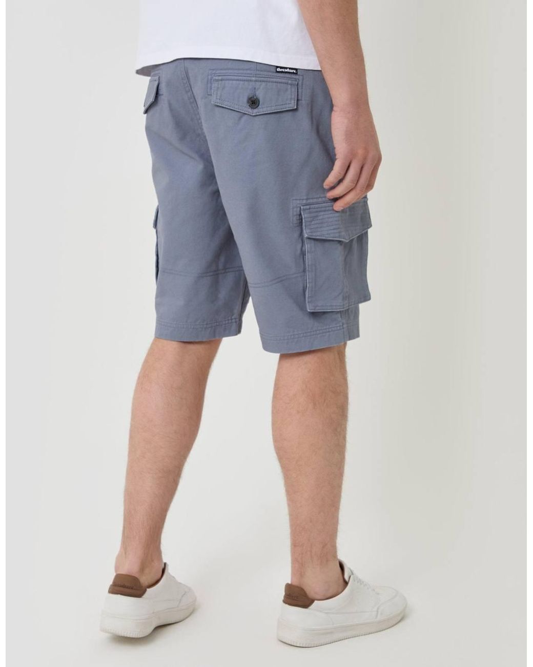 Threadbare Blue Cargo Shorts for men