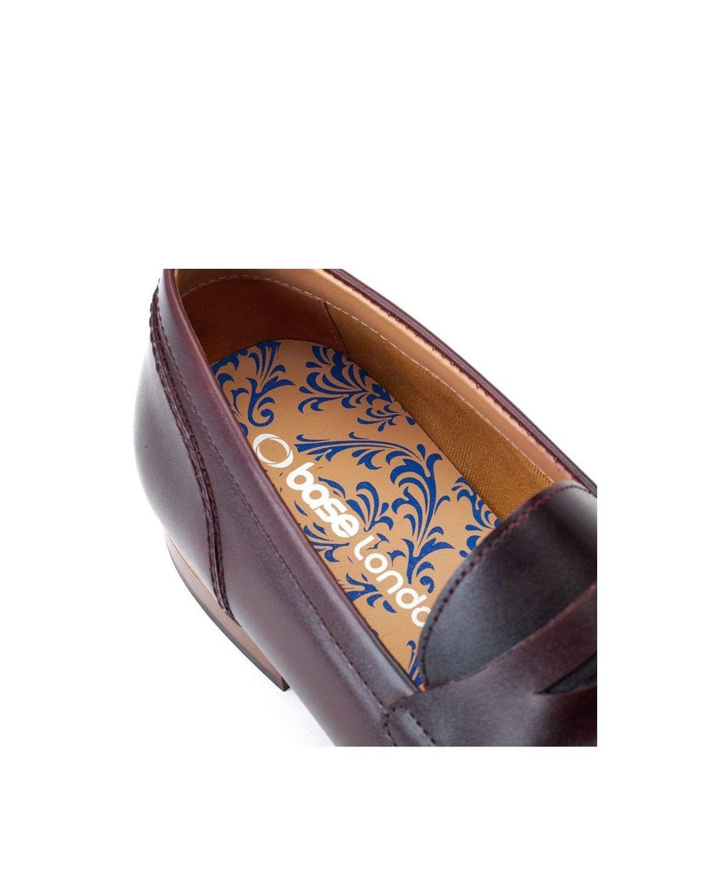 Base London Brown Bruno Penny Loafer for men