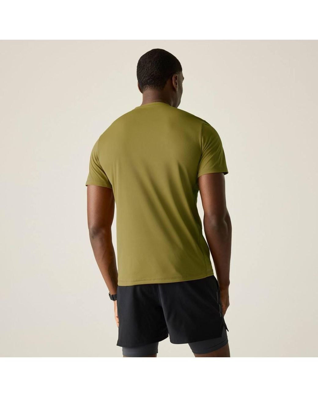 Regatta Green Mindo Anti-Insect Short Sleeved Mesh T-Shirt for men
