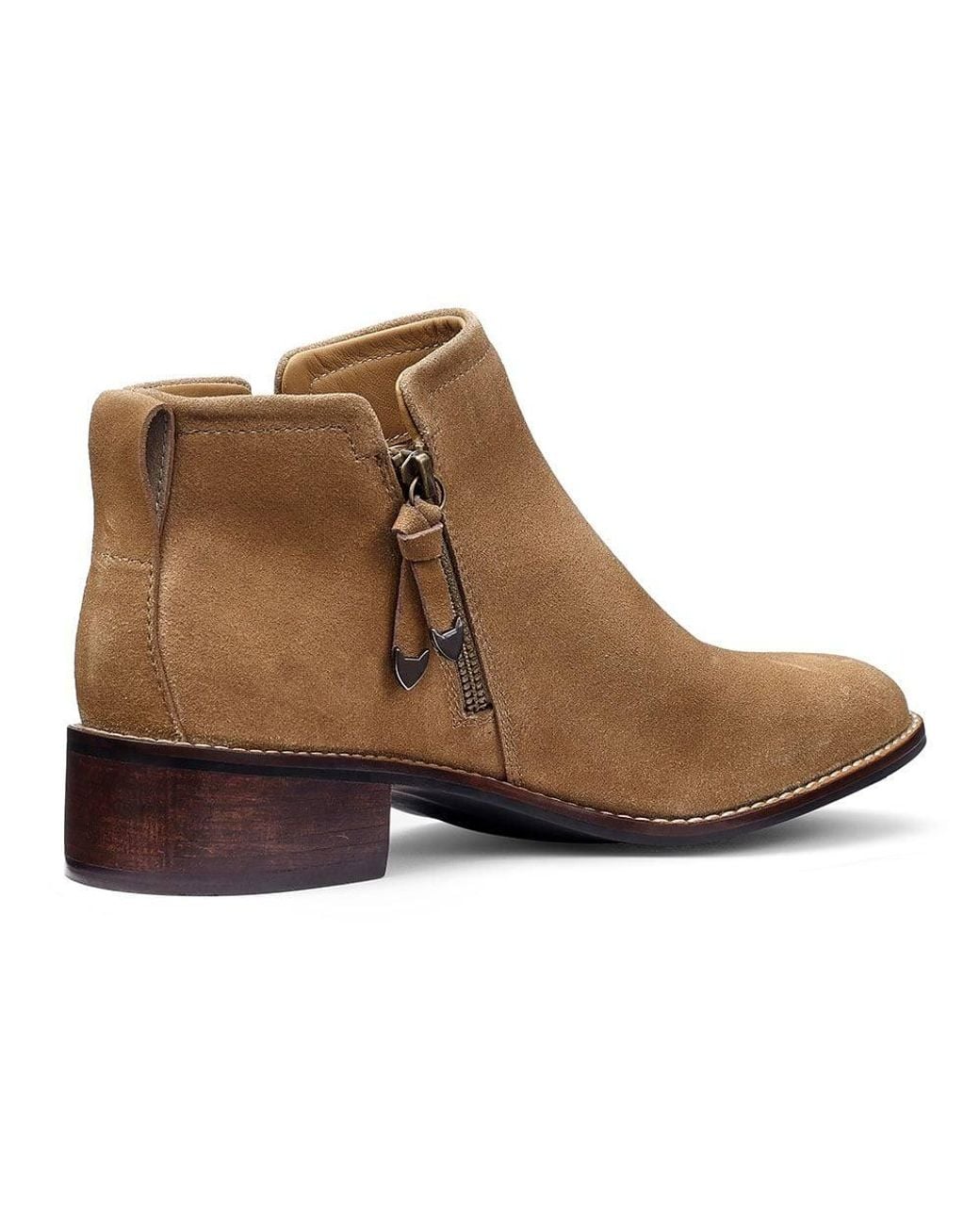 Hotter Brown 'Charlotte' Western Ankle Boots