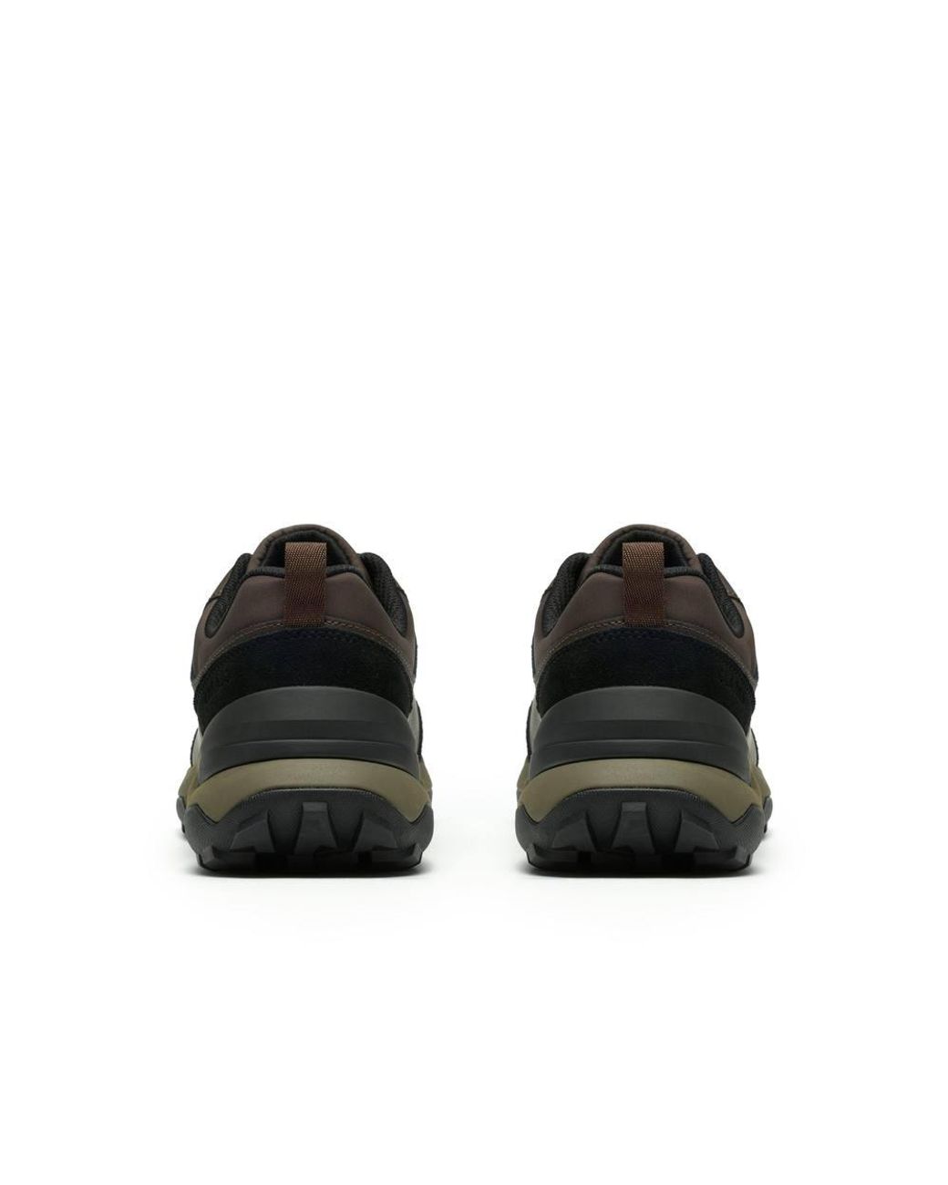 Clarks Brown Stockhill Lo Waterproof Combination Trainers, Lace Up for men