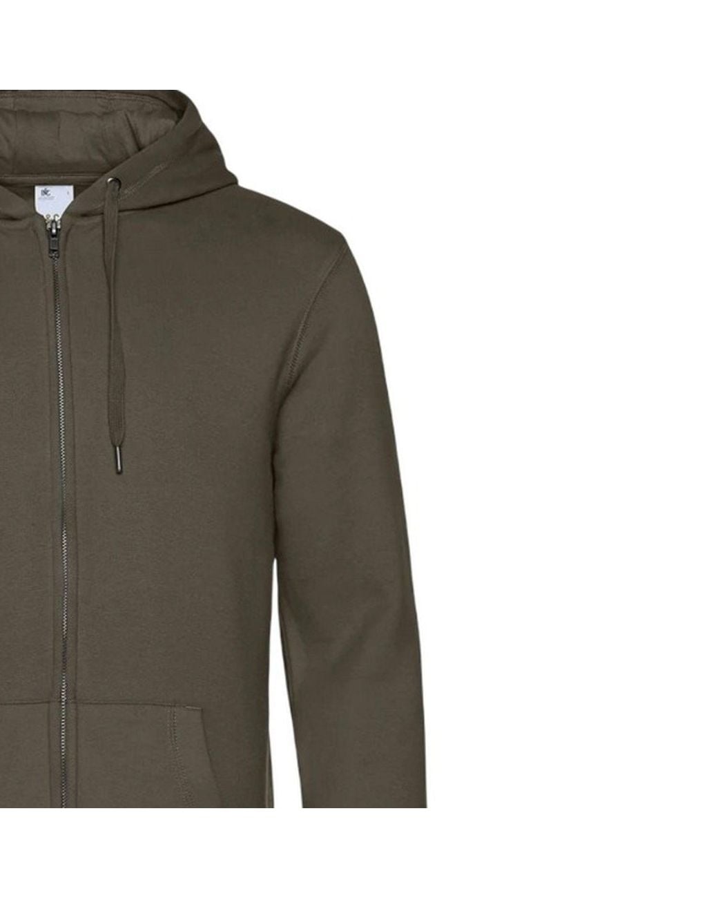 Bc Green King Zipped Hoodie for men