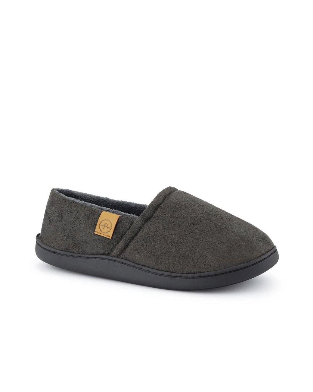 Pavers Gray Warm Full Slippers for men