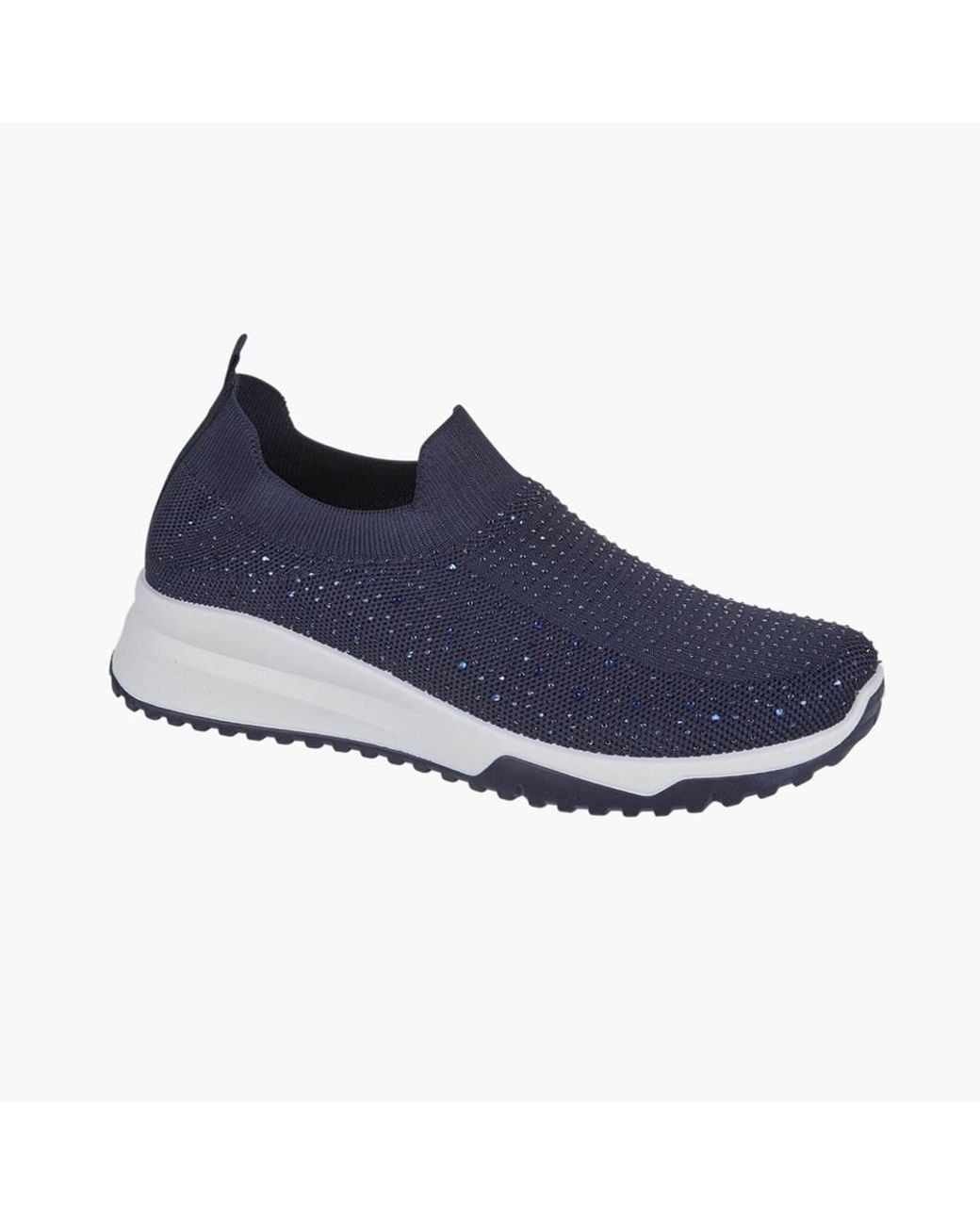 LARANGE Black Slip-On Platform Trainers