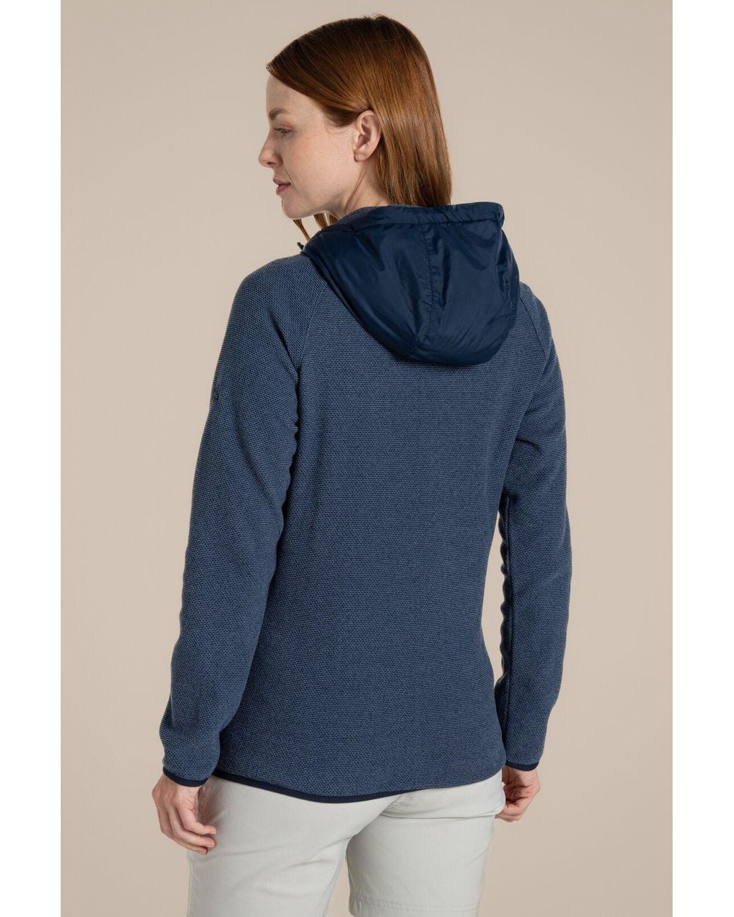 Craghoppers Blue Zayas Hooded Water-Repellent Jacket