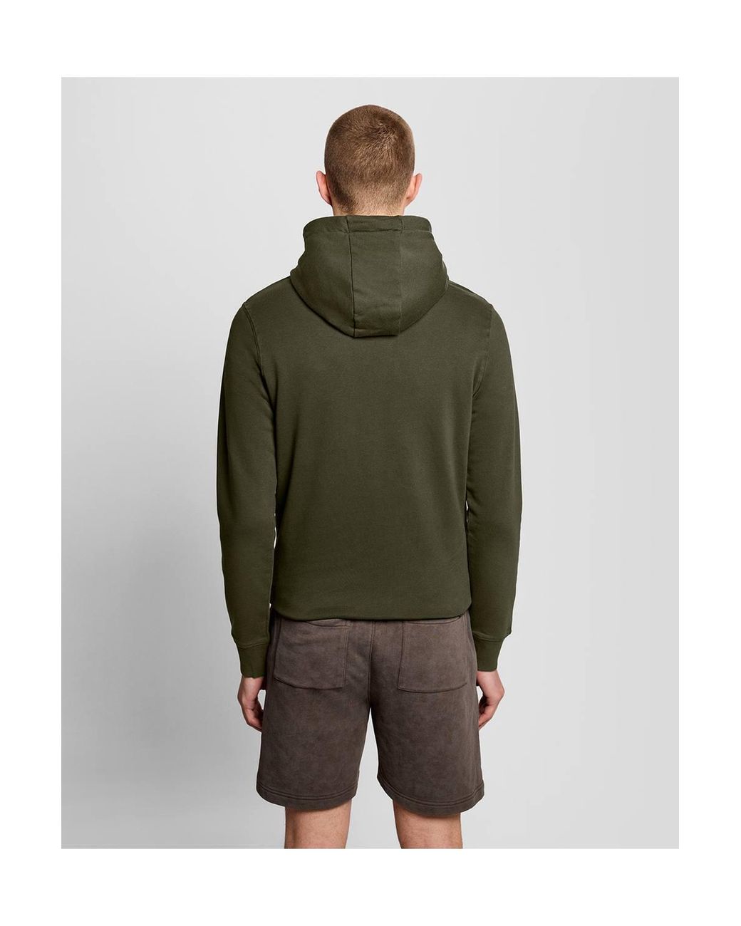 Lyle & Scott Green Pullover Hoodie for men