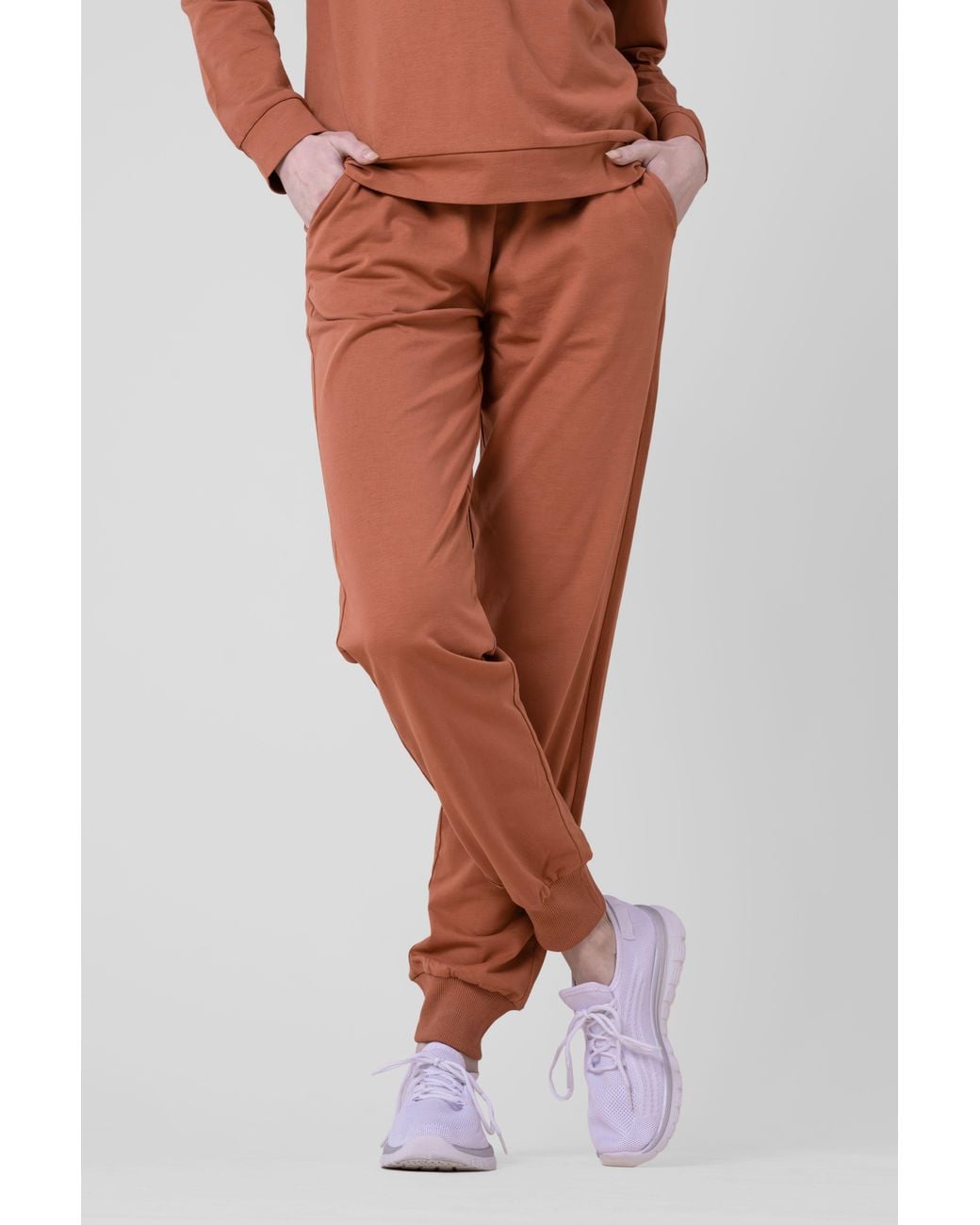 Enorsia Orange Feeling Sleepy Long Sleeve Pyjama Set