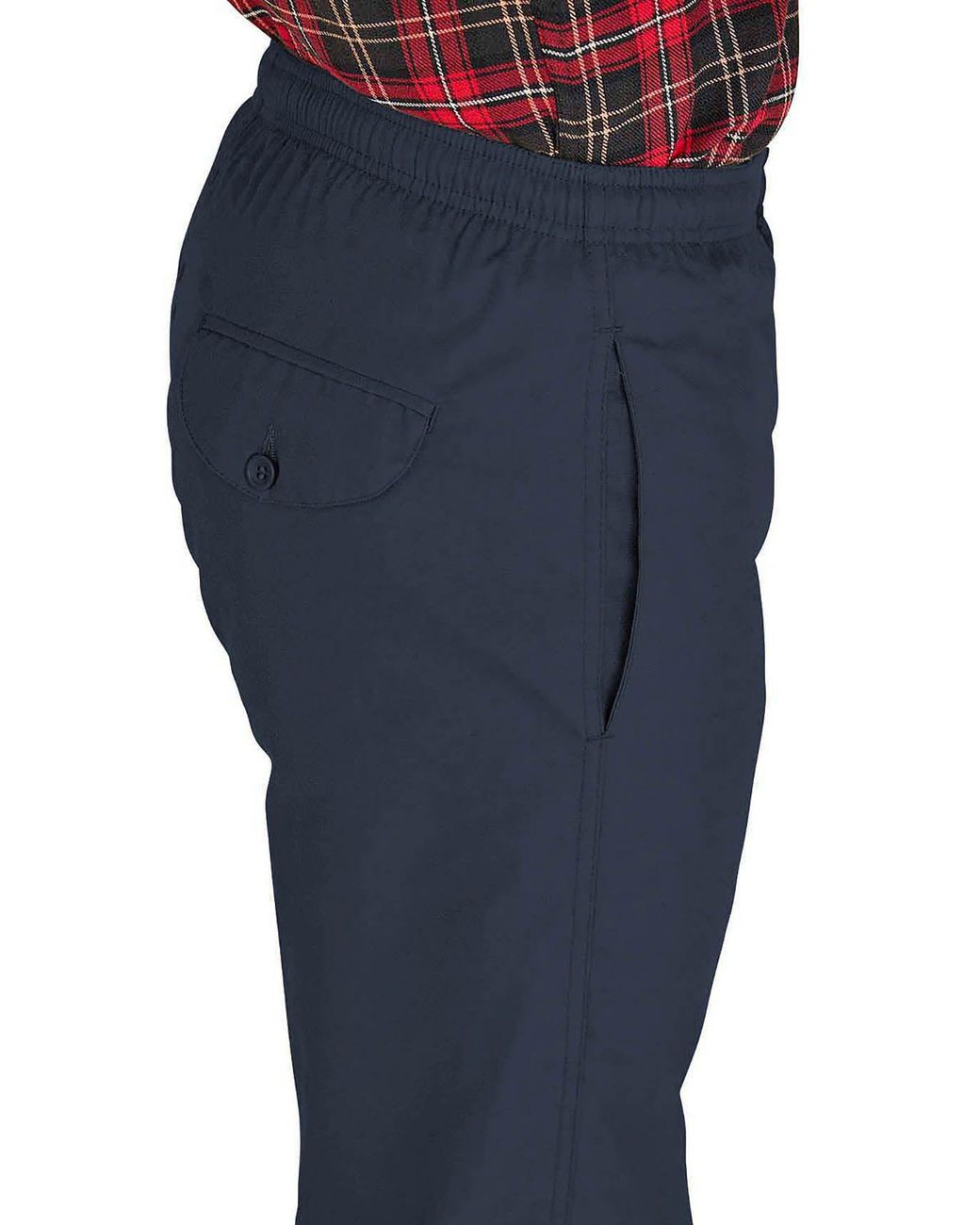 Chums Blue High-Rise Fleece Lined Leisure Trousers for men