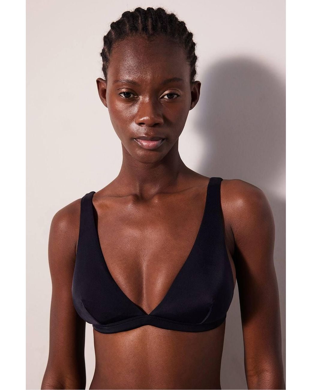 Penti Black Basic Deep V Bikini Top