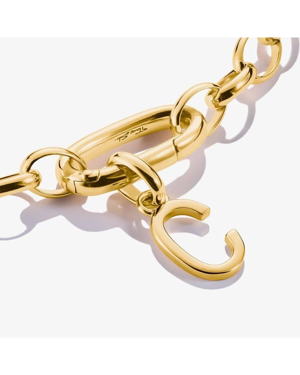 Thomas Sabo Metallic Charm Club Connect Plated Letter C Charm Cc1209-413-39