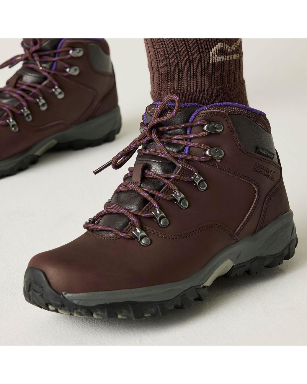 Regatta Black Bainsford Waterproof Walking Boots
