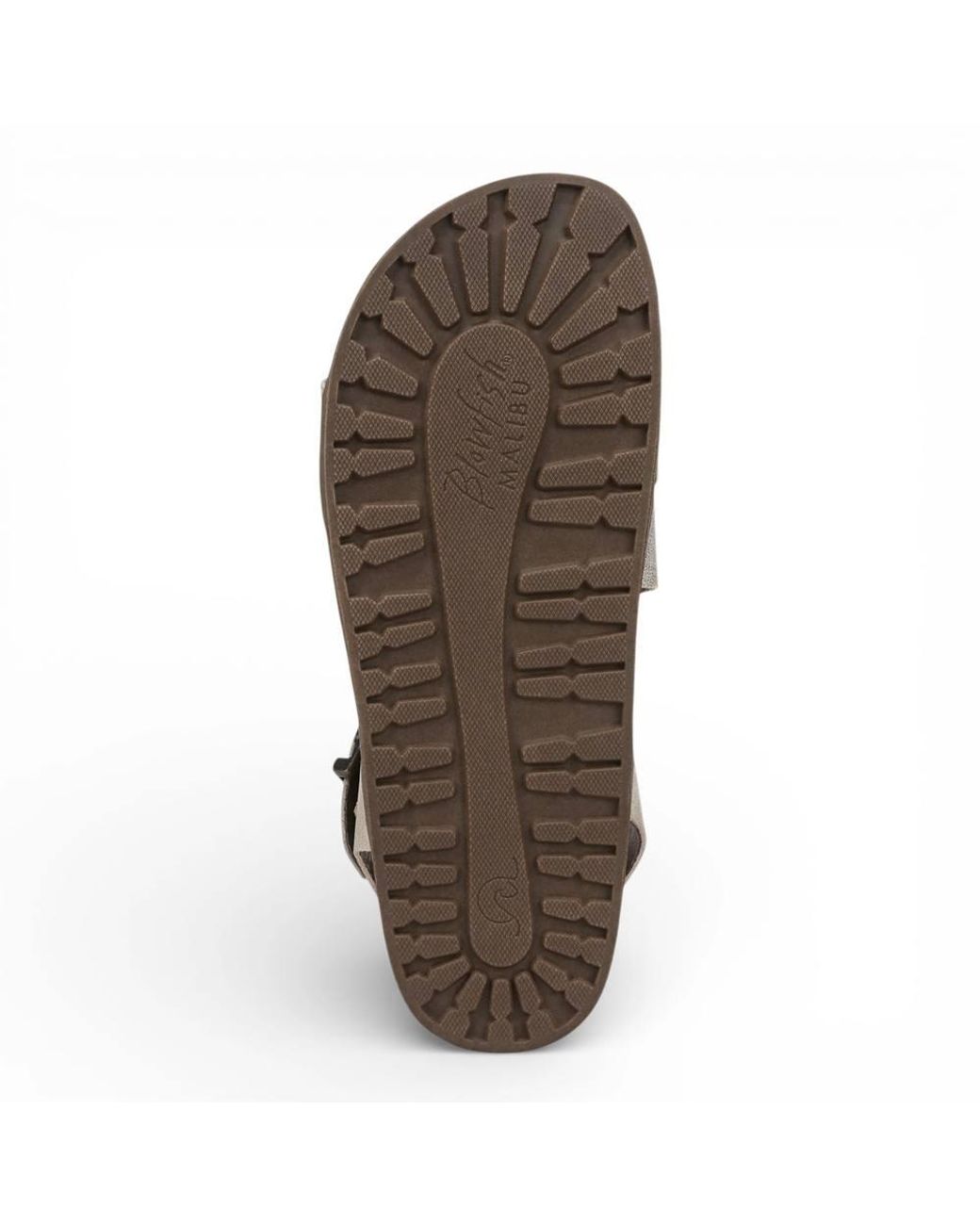 TruClothing Brown Cloud Footbed Strappy Flat Sandals