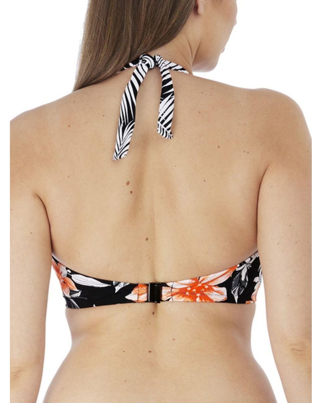Fantasie Black Port Maria Halter Plunge Bikini Top