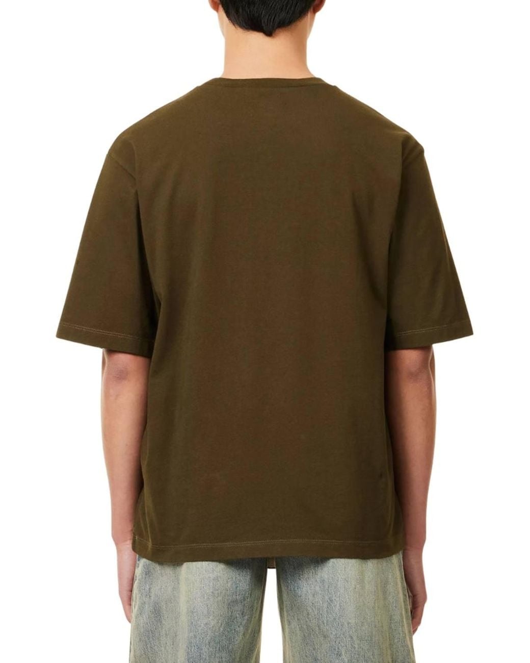 DSquared² Green Milano Short Sleeve Round T-Shirt for men