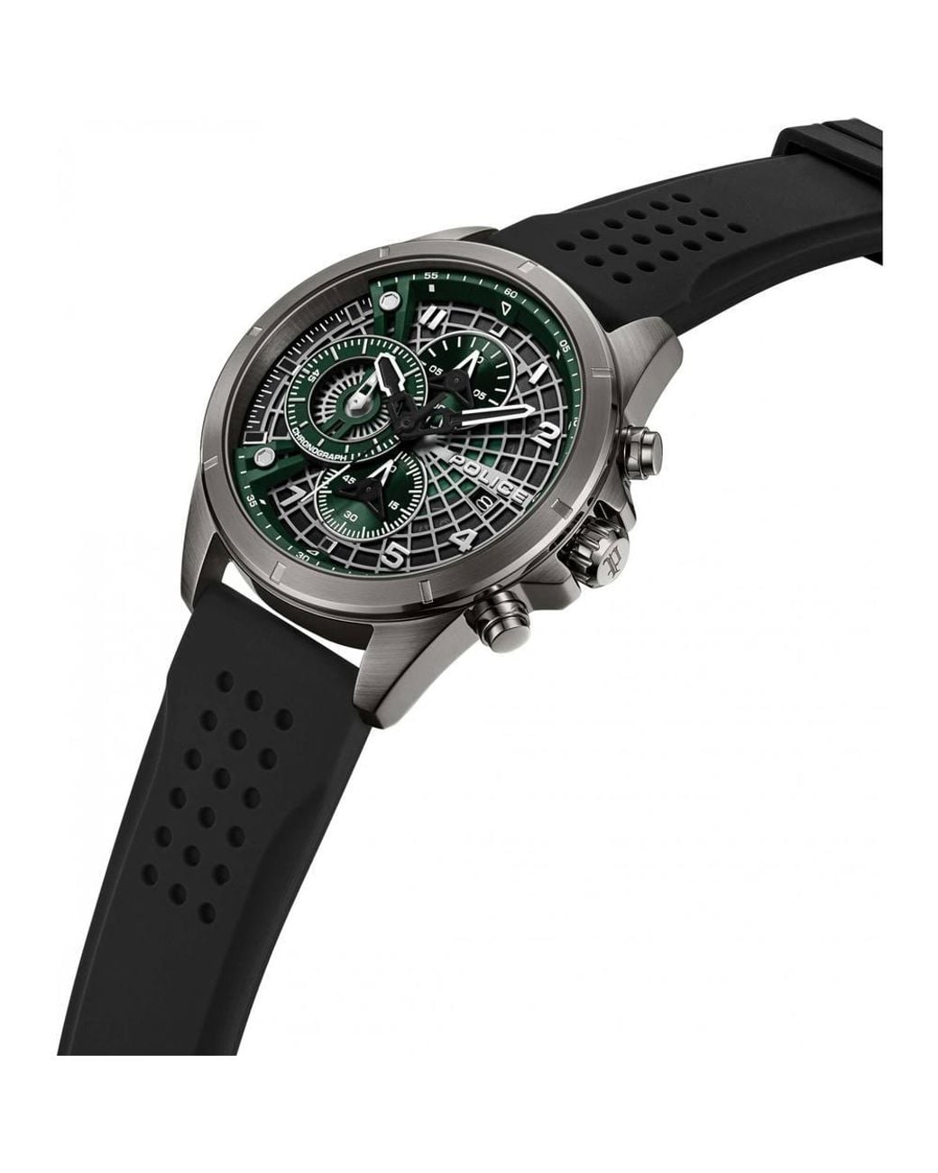 Police Black Pewgo0000101 Cipher 53Mm Quartz Watch for men