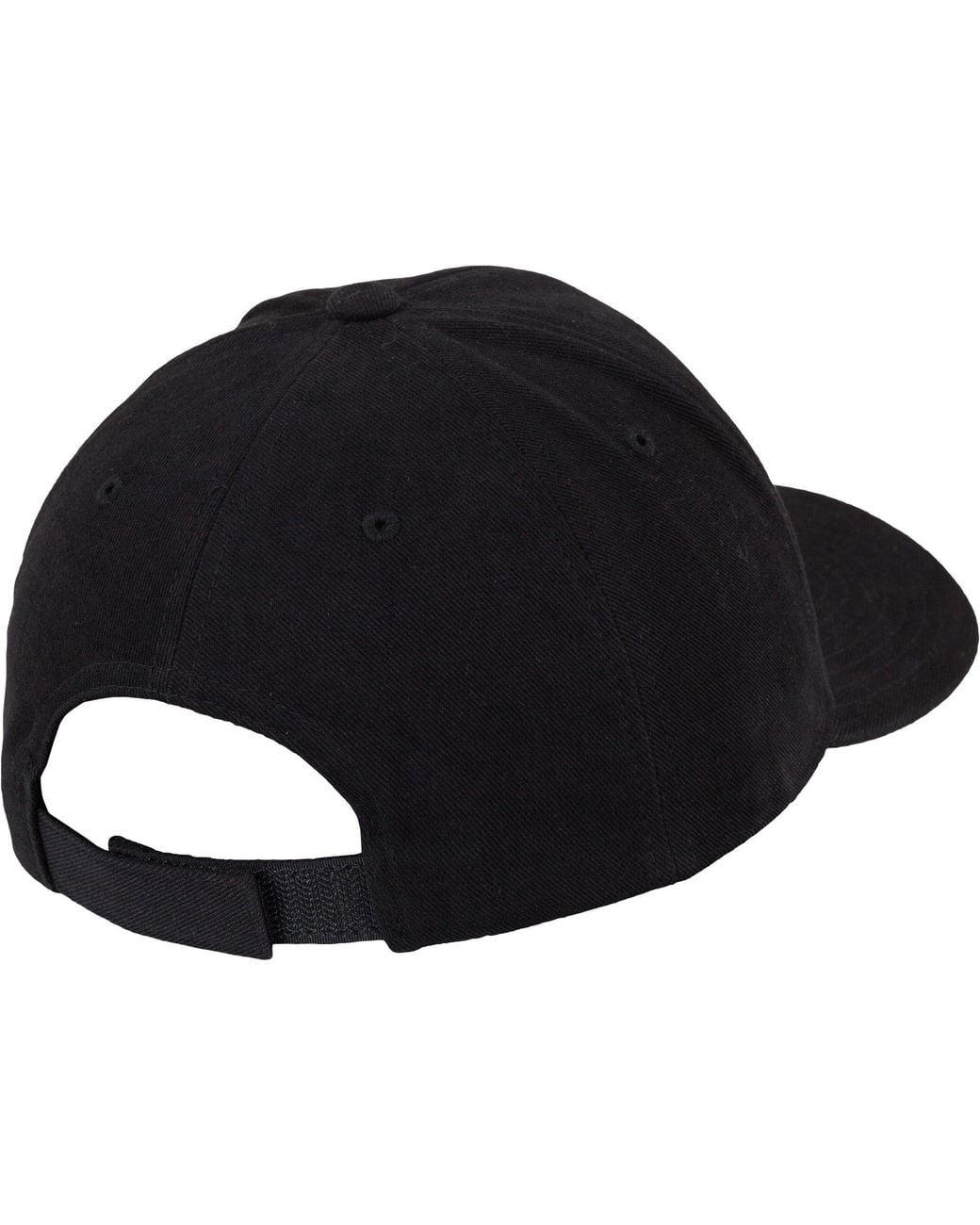 Flexfit Black Brushed Twill Mid-Profile Cap