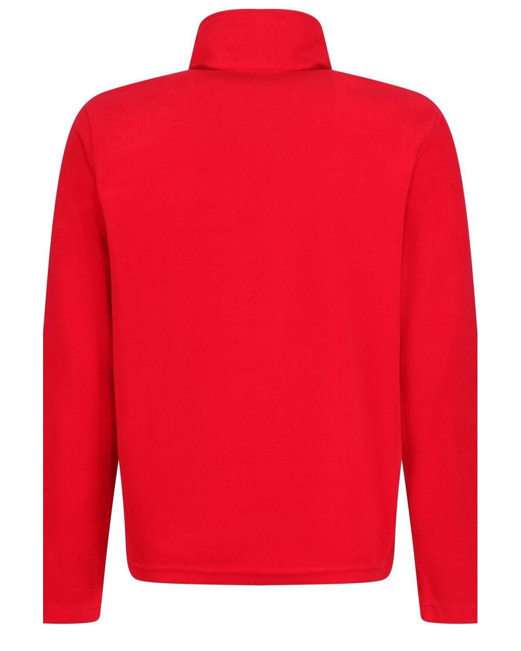 Regatta Red Micro Lightweight Half Zip Fleece for men