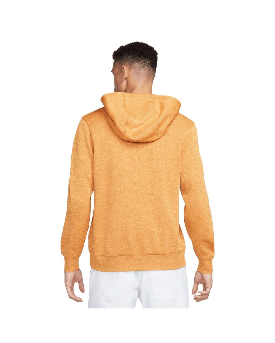 Nike Orange Dri-Fit Golf Hoodie for men