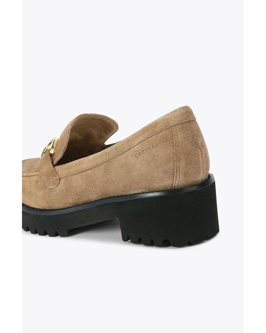 Carvela Kurt Geiger Natural 'Chester' Suede Flats
