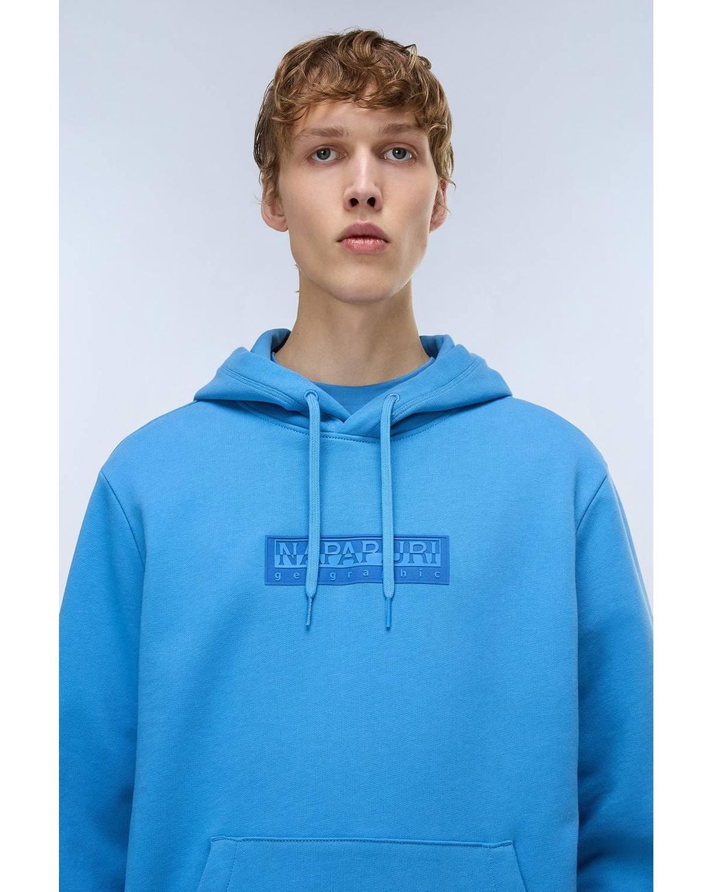 Napapijri Blue Box Logo H 1 Fleece Jasper for men